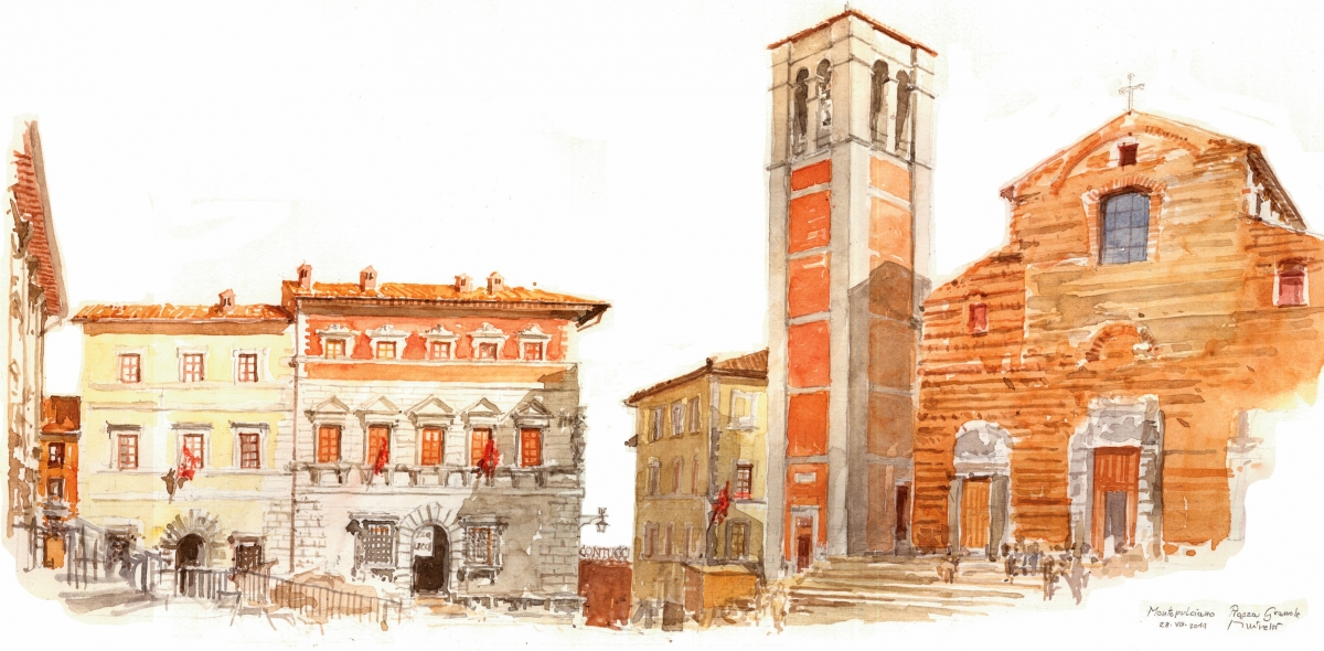La Piazza Grande di Montepulciano in un libro. Presentazione in Comune il 14 ottobre