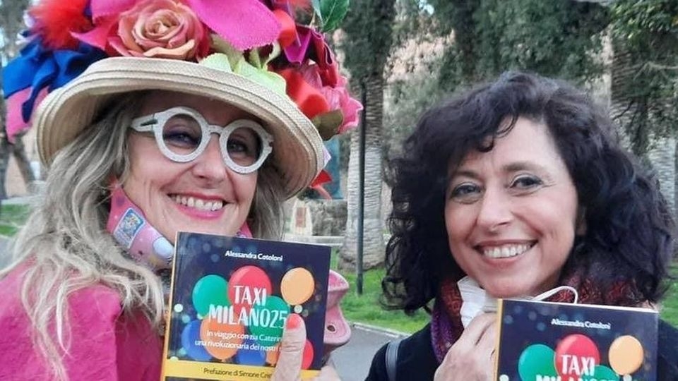 I Colori del Libro Off. L’8 maggio in viaggio con zia Caterina e Alessandra Cotoloni a bordo del Taxi Milano25